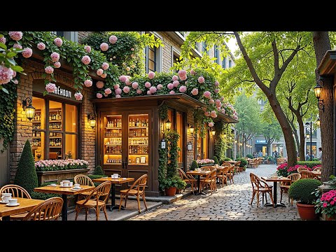 Spring Jazz Music For Work & Study - Calm Coffee Shop Ambience & Smooth Jazz For Deep Focus