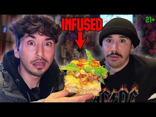 Eating at SECRET Cannabis Restaurant in New York...