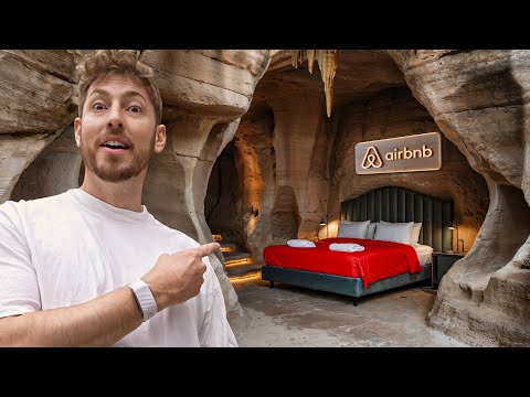 Overnight In Luxury Cave Airbnbs!