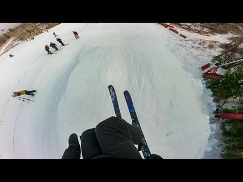 POV: Beautiful Sunny Ski Day