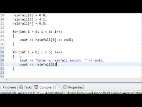 C++ Programming: Intro to Arrays Part I