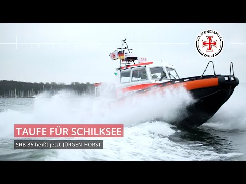 Neues Seenotrettungsboot für Schilksee auf den Namen JÜRGEN HORST getauft