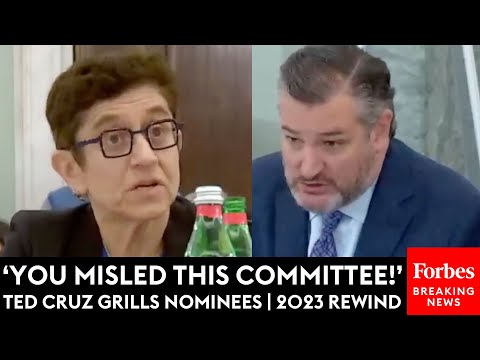 'I Have Never Seen That Once!'': Ted Cruz Mercilessly Grills Major Biden Nominees | 2023 Rewind