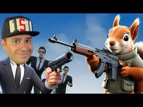 squirrel with a gun | رو مخ ترین سنجاب دنیا😂🔥