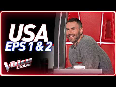 The Voice USA Season 27 | Episodes 1 & 2 | ALL AUDITIONS RANKED