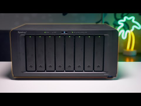 That's a LOT of hard drives! | Synology DS1821+ NAS review