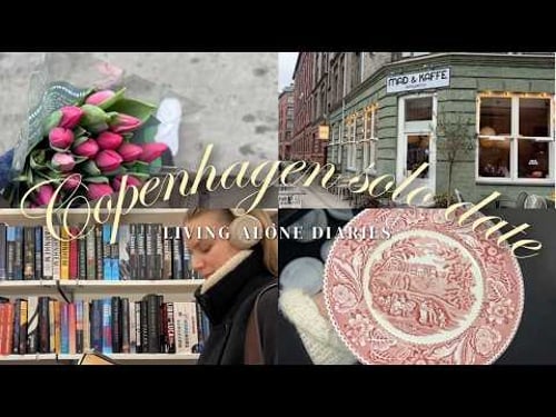 living alone diaries | solo date: exploring my new area, thrift shopping, café & cozy evening