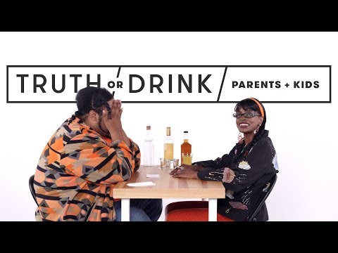 Parents & Kids Play Truth or Drink | Truth or Drink | Cut