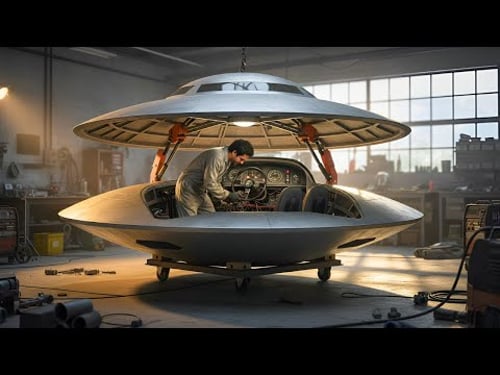 Man Builds a Working DIY UFO Boat Using a Car Engine | Full Build by @Mr_Ho