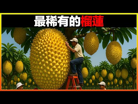 十種你很難看到的稀有榴蓮,味道不刺鼻,還比市面上的更香更好吃,一口下去,回味好幾年。