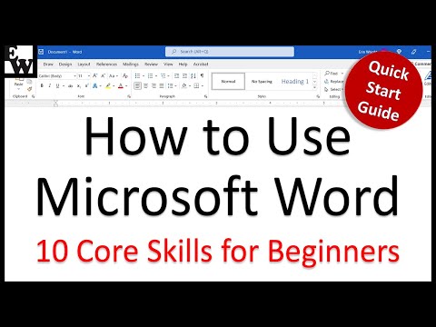 How to Use Microsoft Word (10 Skills in 10 Minutes!)