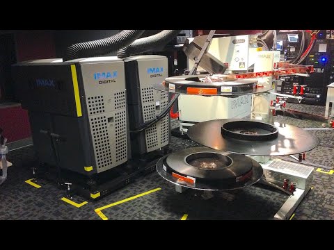 IMAX Projection Booth / behind the scenes with the Projectionist .. at the Royal BC Museum