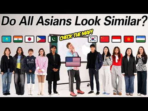 Can Americans Guess 10 Asians’ Nationalities?ㅣMap Challenge Edition!