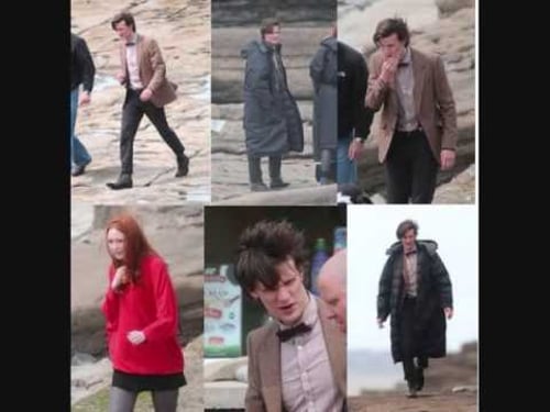 Matt Smith's first day as Doctor Who new photos
