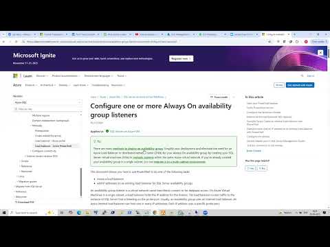 Always ON AG Comparison B/W on-premises & Azure Virtual Machines multisubnet Configuration part-3