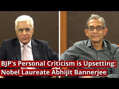 BJP's Personal Criticism is Upsetting: Nobel laureate Abhijit Banerjee to Karan Thapar