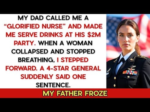 My Dad Called Me A "Glorified Nurse" — Then A 4-Star General Kissed My Hand For Saving His Life.