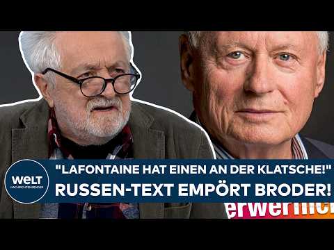 DEUTSCHLAND: "Oskar Lafontaine hat einen an der Klatsche!" Insta-Post empört Broder!