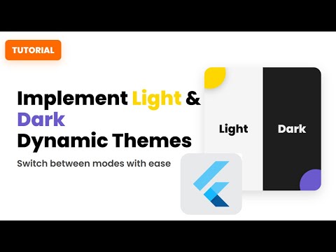 How to Implement Light and Dark Themes in Flutter | Dynamic Theme