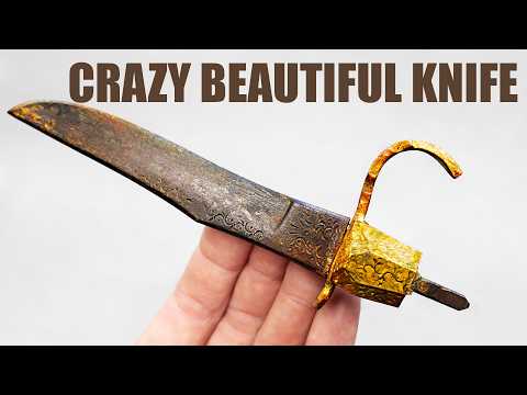 Best Antique Hunting Knife Restoration. Amazing Transformation!