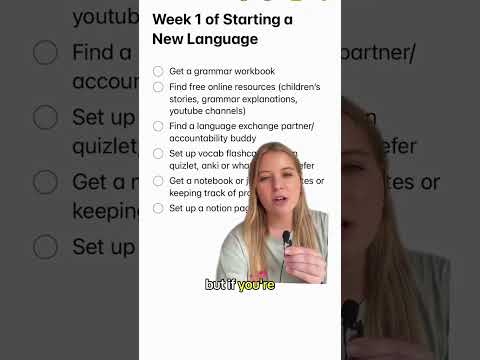First steps to learn a new language in 2025