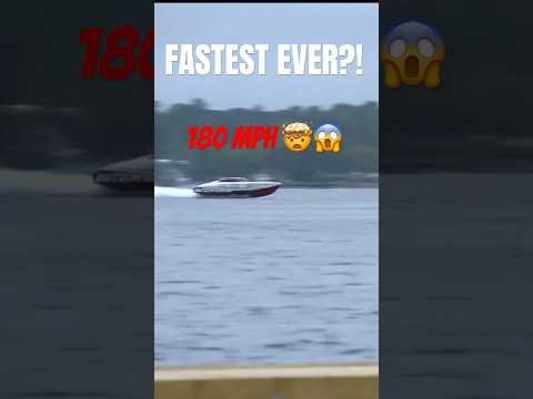 180 MPH V-Bottom?! No One Saw This Coming! 😱 #OffshoreRacing #VBOTTOM #SpeedRecord #boatracing