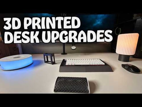 I 3D Printed Major Upgrades for My Desk Setup