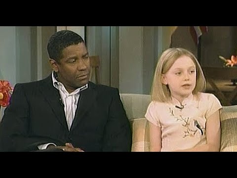 Dakota Fanning & Denzel Washington "Man on Fire" The View - April 21, 2004