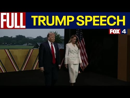Trump speech at military parade: FULL