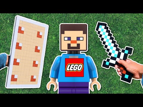 Building EVERY Minecraft item with LEGO…