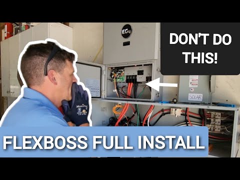 EG4 FLEXBOSS 21 - Full Install With 1 Mistake