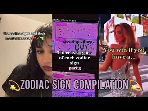 💫ZODIAC SIGN TIKTOK COMPILATION 💫| part 3 | #zodiac | #tiktok