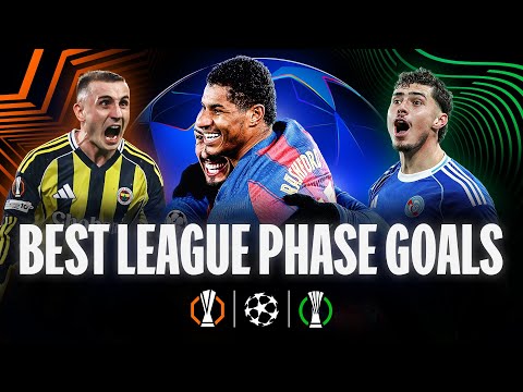 BEST League Phase Goals! | Champions League, Europa League and Conference League