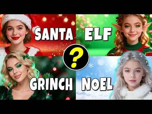 Which Christmas Girl Are You? Santa, Elf, Grinch or Noel? π
π§ββοΈπβοΈ | Personality Test