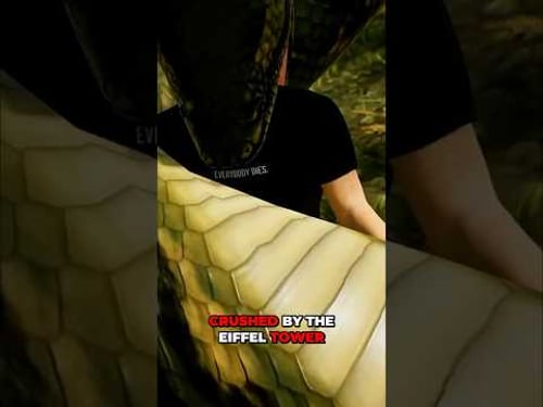 What would dying to a Titanoboa be like?! #titanoboa #whatif