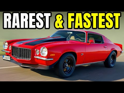 100 RAREST and MOST POWERFULL Muscle Cars Ever Made!