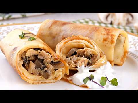 🥞Ай, да блинчики! Вкуснейшие Блинчики с Курицей и Грибами “Щедрая Масленица”🥞
