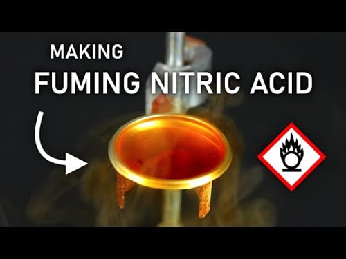 Making Fuming Nitric Acid: Synthesis and Reactions