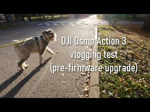 DJI Action 3 - a vlogging test (pre-firmware update)