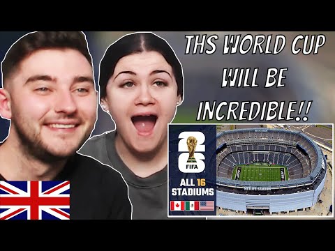 British Couple Reacts to THE US Stadiums for FIFA World Cup 26