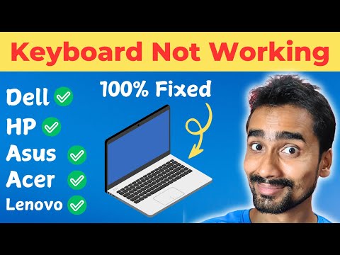 Fix Keyboard Not Working in Windows 10/11/7/8 Any Laptop & PC | Keyboard Not Typing Problem