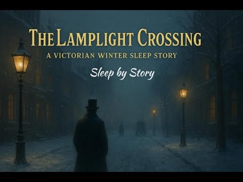 The Lamplight Crossing A Victorian Winter Sle