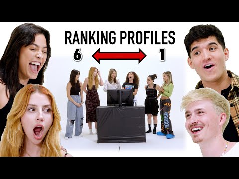 Ranking Girls By Their Dating Profiles | 6 Guys VS 6 Girls