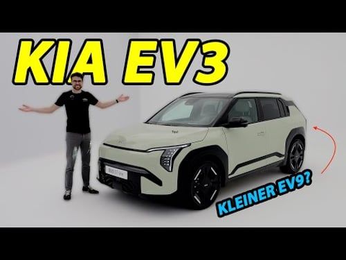 Kia EV3 Premiere - kleines Elektroauto und Mini-EV9!