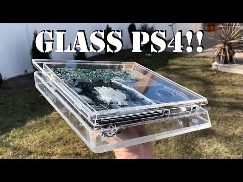 Glass Playstation 4!! Custom Hand Built!