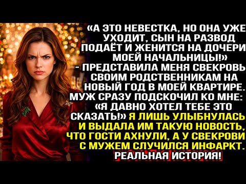 «Невестка уже уходит, сын подаёт на развод и женится на дочери начальницы! — объявила свекровь родне