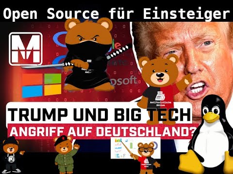 Einsteiger: Warum freie Software? Reaction: Mächtige Tech-Konzerne: Gefahr für Deutschland? MONITOR