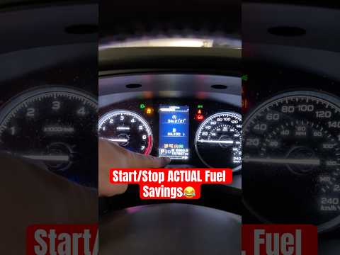 Start-Stop Technology: The Biggest Fuel-Saving Myth? đź‘€