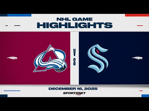 NHL Highlights | Avalanche vs. Kraken - December 16, 2025