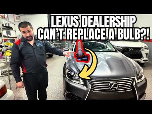 Drove 700 Miles to Replace a Bulb That The Lexus Dealership Couldn't!